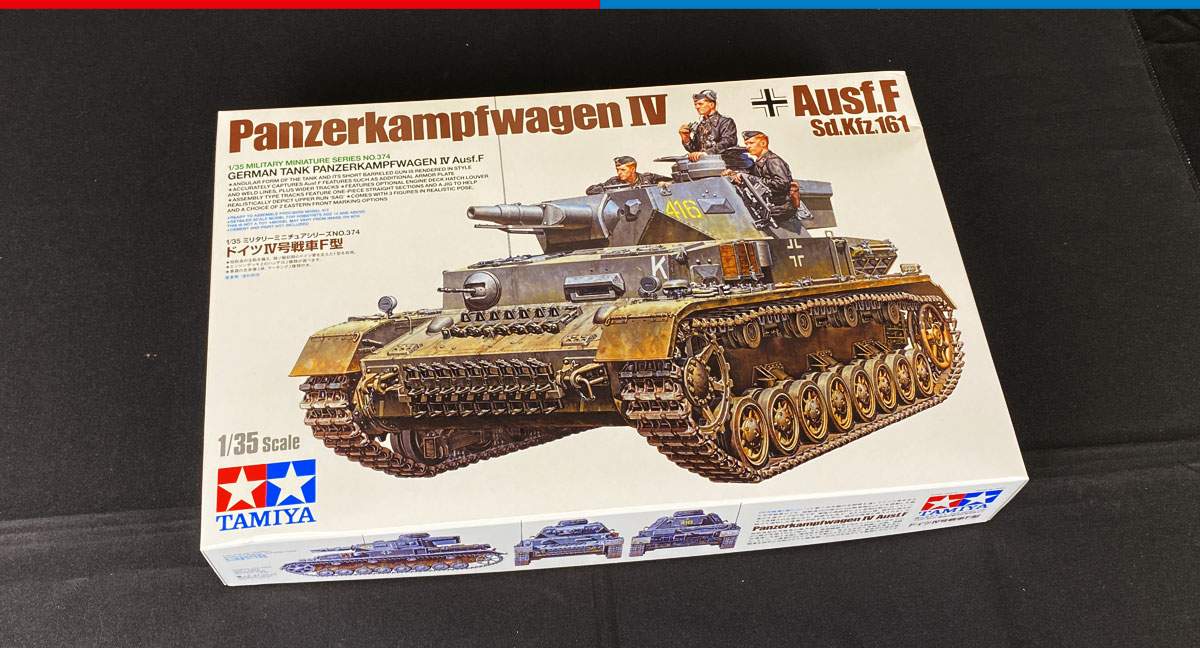 German Tank Panzerkampfwagen IV Ausf.F Tamiya 1//35 plastic model kit 35374