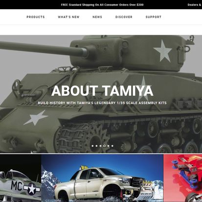 The ALL-NEW Tamiya USA Website
