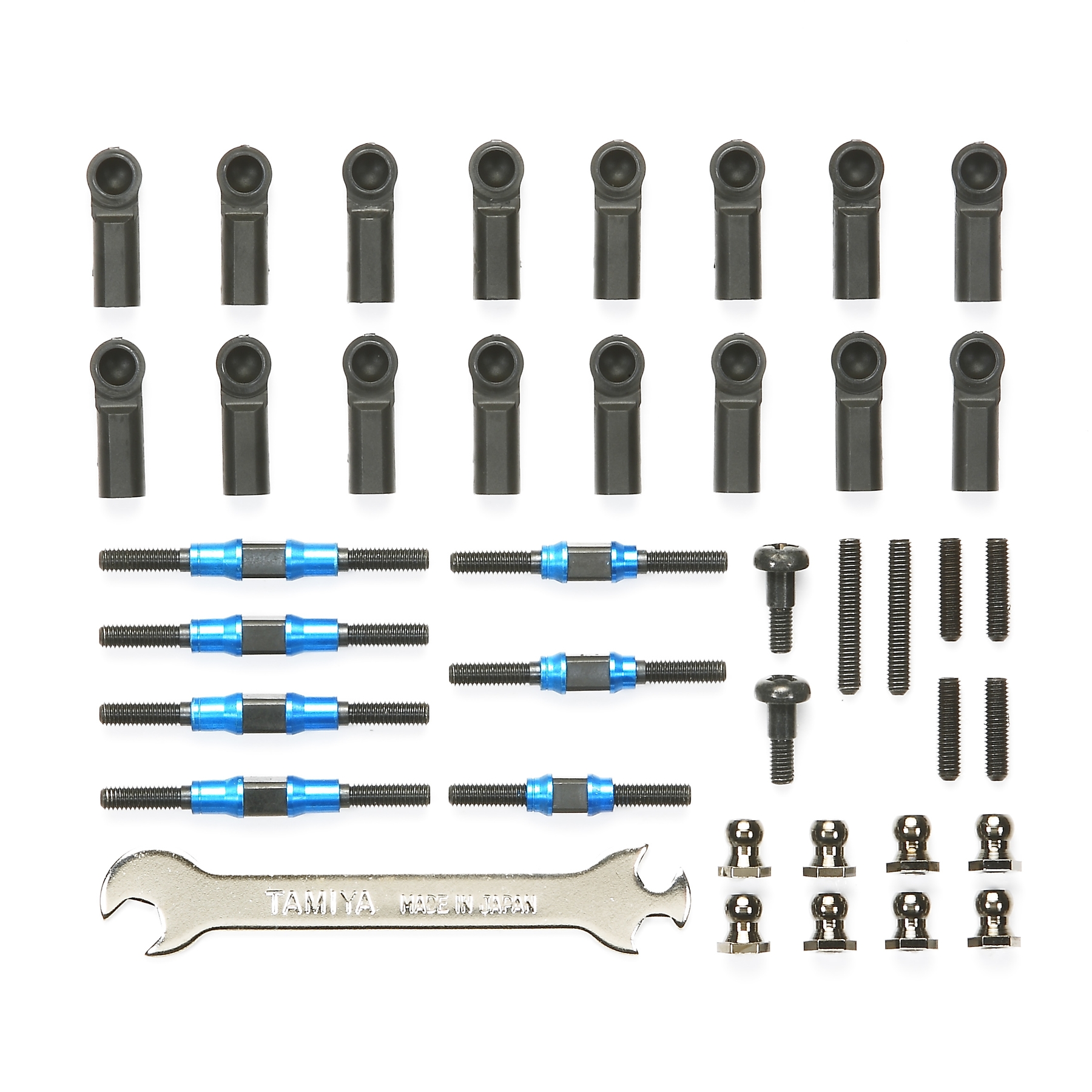 Rc Df 02 Turnbuckle Shafts Blue Tamiya Usa