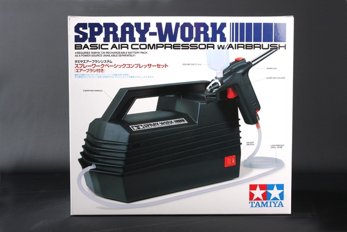 Details about  / Tamiya air brush system No.57 curling Horse Power compressor for air brush 74557