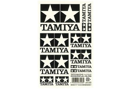 Tamiya Logo Sticker (White)