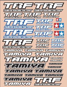 Trf Logo Sticker Set
