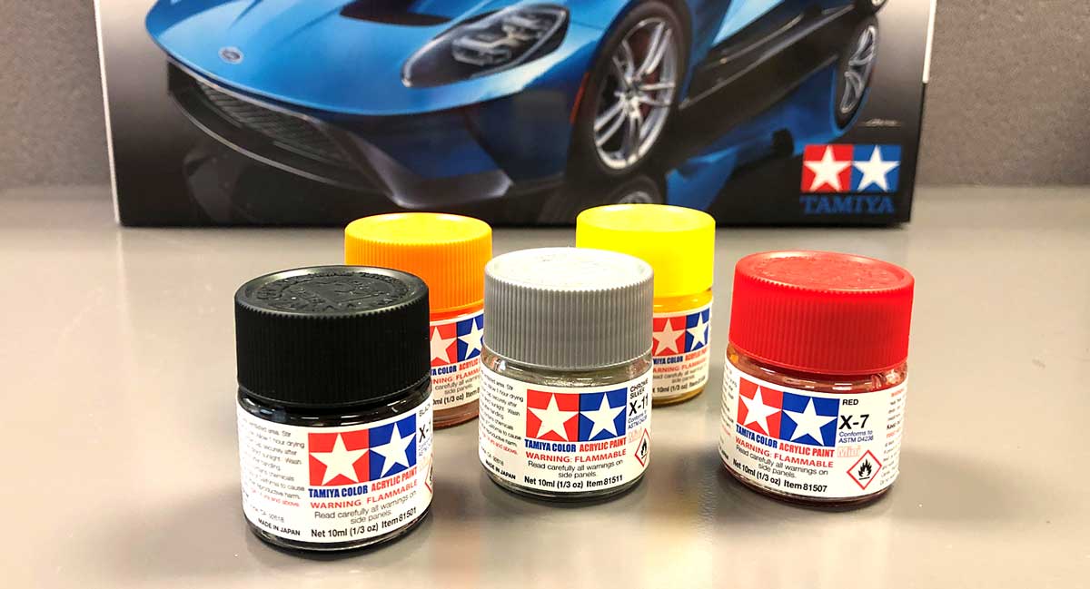Paint for the 24346 Ford GT Model Kit